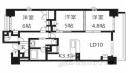 ファインフラッツ京都山科ザ・レジデンス間取り図面