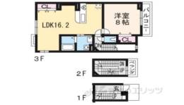メゾン・ド・ヤマダ１間取り図面