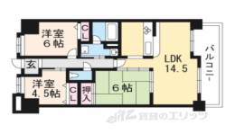 メゾンドール瀬田公園都市２番館間取り図面