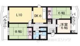 洛西竹の里団地１１棟間取り図面