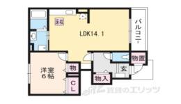 キャトルフィーユ間取り図面