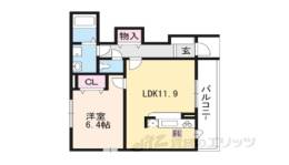 スプランディード１間取り図面