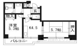 ライオンズマンション京都紫野間取り図面