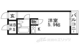 朝日プラザ鴨川２間取り図面