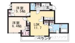 グランソレーユ太秦間取り図面