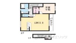 プリズム１間取り図面