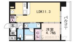 京まちなか湖月間取り図面