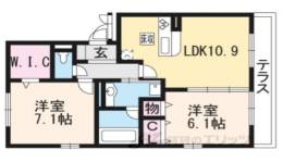 フェリーチェファミリアＢ棟間取り図面