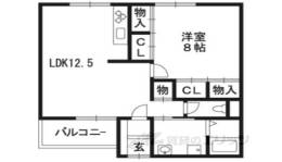住居留まちなかＢ棟間取り図面