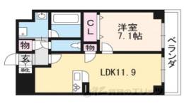 セントリヴィエ二条間取り図面