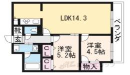 セントリヴィエ二条間取り図面