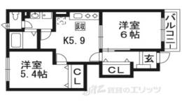 カーザミア２間取り図面