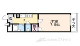 レオパレスパルティール北堀池間取り図面