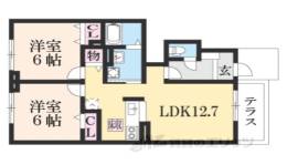 シャルマンコピーヌ間取り図面