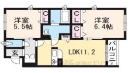 シャーメゾンBON CROIRE A館間取り図面
