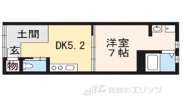 エルベコート東山七条間取り図面
