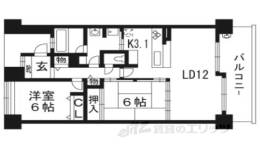 ロータリーマンション大津京レアール間取り図面