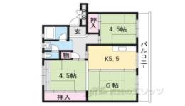 桃山南団地２６号棟間取り図面