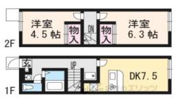 レオパレスヴィラパルク壱番館間取り図面