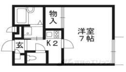 レオパレスＫＳ蔭山間取り図面