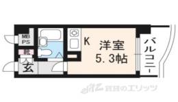 朝日プラザ深草　間取り図面