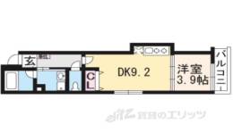ブランネージュ烏丸五条間取り図面