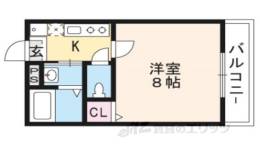 ロックブック中書島間取り図面