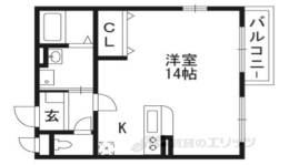 メゾン都１間取り図面