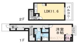 メゾン都２間取り図面