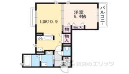 マンション茶山間取り図面