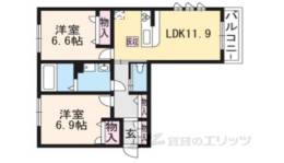 神楽コート上桂間取り図面