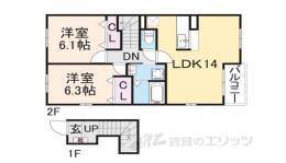 リエゾンコート間取り図面
