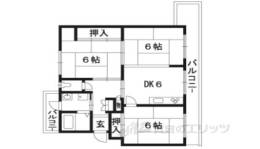 円明寺ヶ丘団地Ｎ棟間取り図面