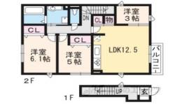 カーサハマダーノ間取り図面
