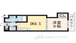 アドバンス京都西院パルティーレ間取り図面