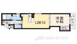 アドバンス京都西院パルティーレ間取り図面