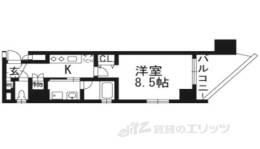ベラジオ三条朱雀501間取り図面