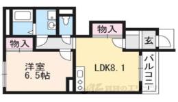 グレースほしかＢ棟間取り図面