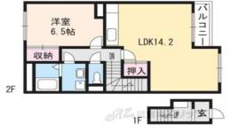 グレースほしかＢ棟間取り図面