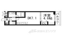 ベラジオ烏丸三条２間取り図面