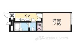 レオパレスフォート向山間取り図面