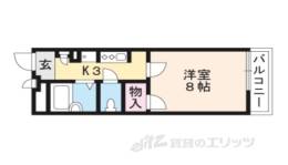 レオパレスルーチェ笠山間取り図面
