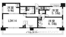 プレサンスロジェ烏丸五条間取り図面