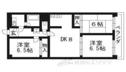 京都ロジュマン島町A間取り図面