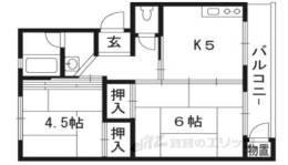 小栗栖北団地31棟　間取り図面