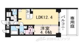 グランデュア京　東一条間取り図面