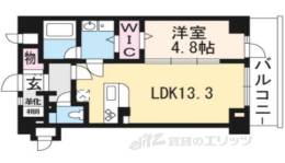 グランデュア京　東一条間取り図面