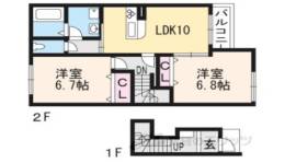 ＳＵＮＢＲＩＤＧＥ　ＫＡＲＡＳＡＫＩ間取り図面