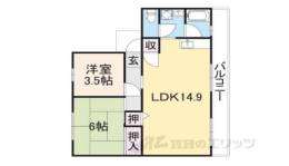 金ヶ森ハイツ間取り図面