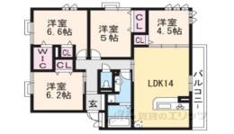 グランプリュスＫ間取り図面